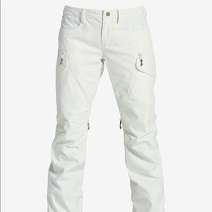 Off White / Cream Burton Snowboard Pants